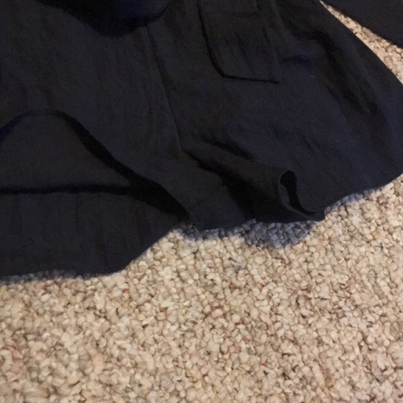 NWT A. BYER blue off the shoulder strap romper - Picture 10 of 13